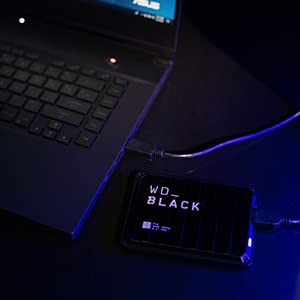 WD_BLACK P10 4TB Game Drive, portable external HDD, works with Playstation, Xbox, PC, & Mac, save up to 125 games HDD Portable Black