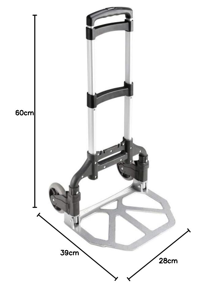 Adam Hall Accessories PORTER - Folding Trolley with Locking Extension Handle Compact