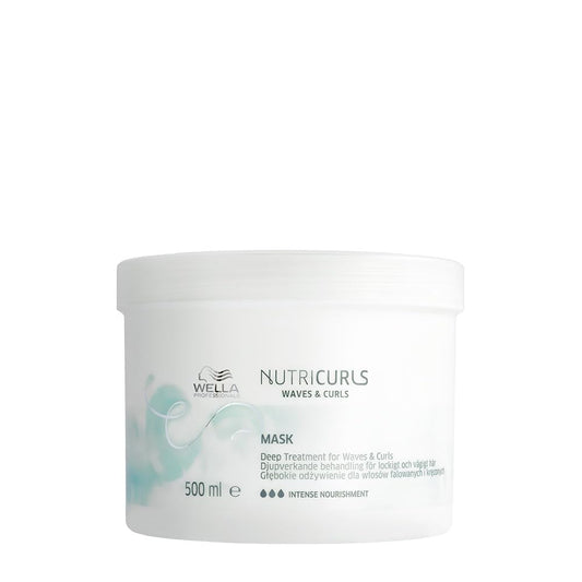 WELLA Nutricurls Deep Treatment Hair Mask, 0.5504 kg Floral 500 ml (Pack of 1)