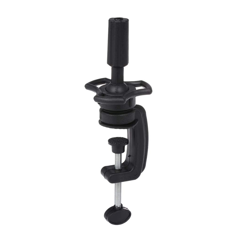 Anself Mannequin Training Head Clamp/Stand Wig Holder Stand Desk Table Clamp Wig Clamp Cosmetology Training Head Table Clamp Holding Clamp for Hairdressing Head Canvas Head Holding Clamp