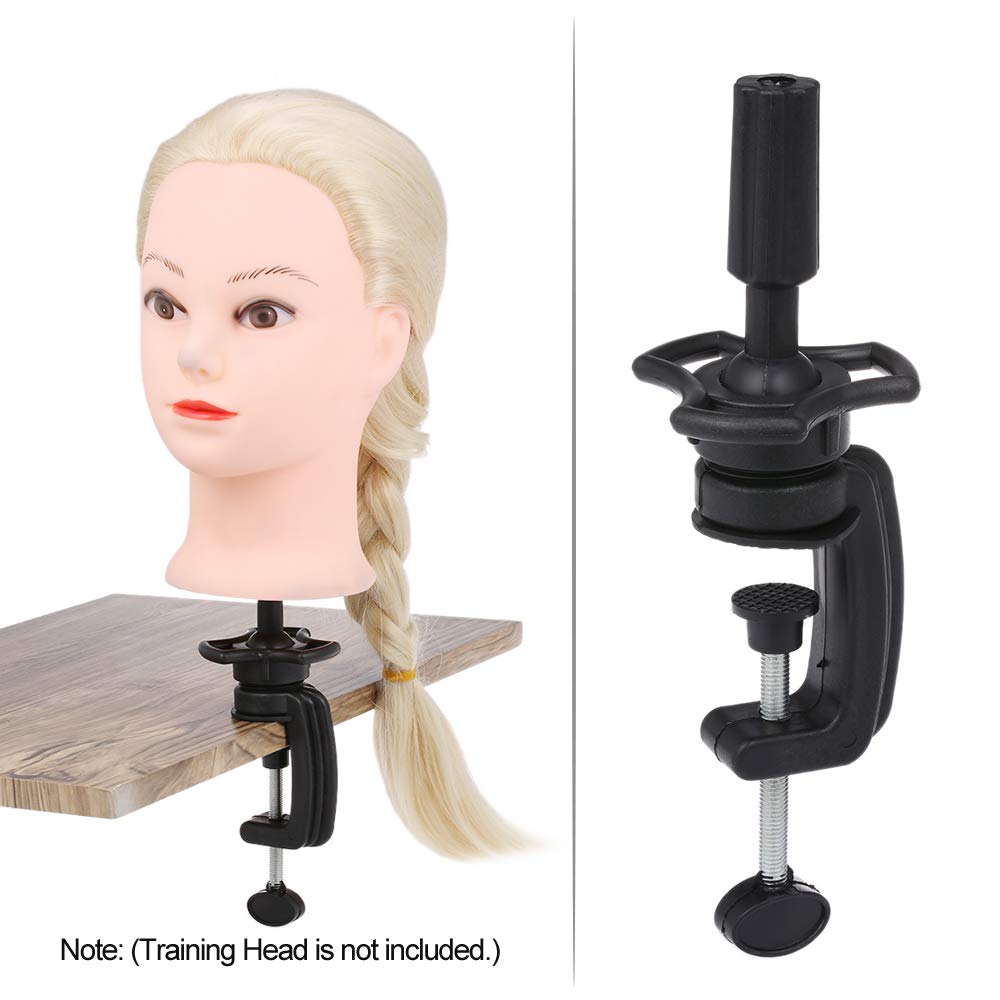 Anself Mannequin Training Head Clamp/Stand Wig Holder Stand Desk Table Clamp Wig Clamp Cosmetology Training Head Table Clamp Holding Clamp for Hairdressing Head Canvas Head Holding Clamp