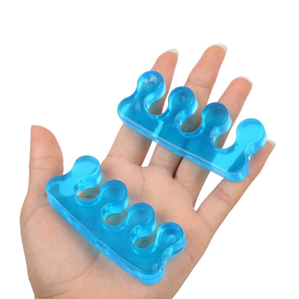 2 Pair Gel Toe Stretcher and Toe Separator for Relaxing Toes, Bunion Relief, Hammer Toe and more for Women and Men, Quickly Alleviating Pain After Yoga and Sports Activities