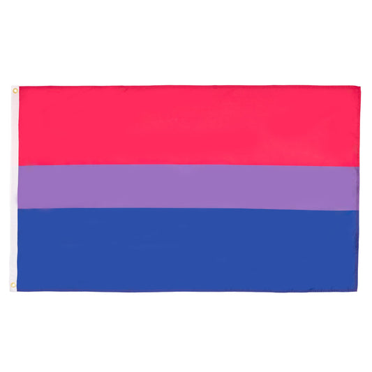 AZ FLAG - Bisexuel Flag - 2x3 Ft - 100D Polyester Rainbow Bi Pride Banner with Two Metal Grommets - Fade Resistant - Vivid Colors - 2' x 3' Feet - 90x60 Cm