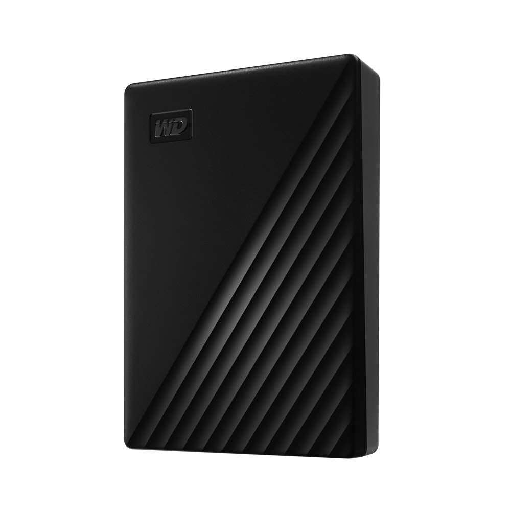 WD 4TB My Passport portable external storage, external hard drive, USB 3.0, portable HDD with software for device management, backup and password protection, works with PC, Xbox &Playstation, Black