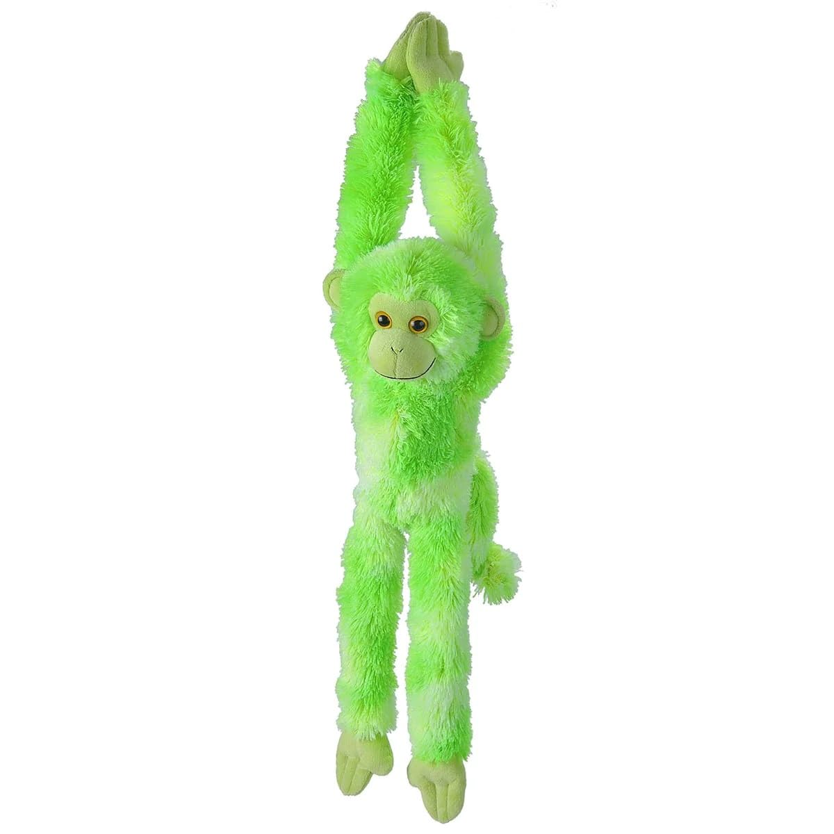 WILD REPUBLIC Hanging Monkey Plush, Stuffed Animal, Plush Toy, Gifts for Kids, Vibe Green, 22 Inches