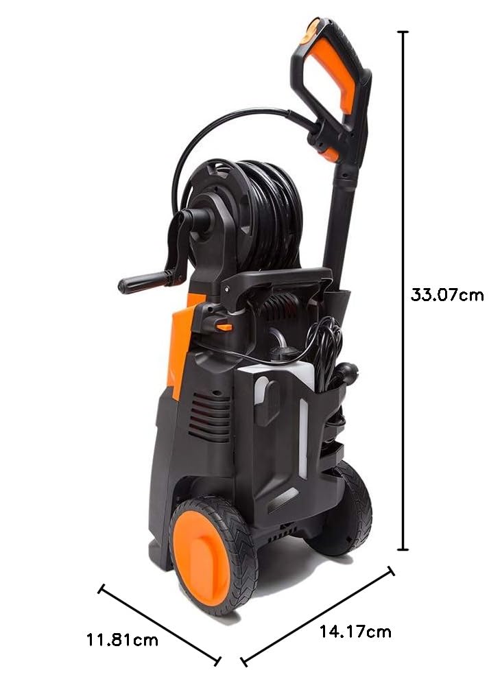 Yard Force 150 Bar 2000W High-Pressure Washer with Accessories 440l/h EW U15 440 L/H