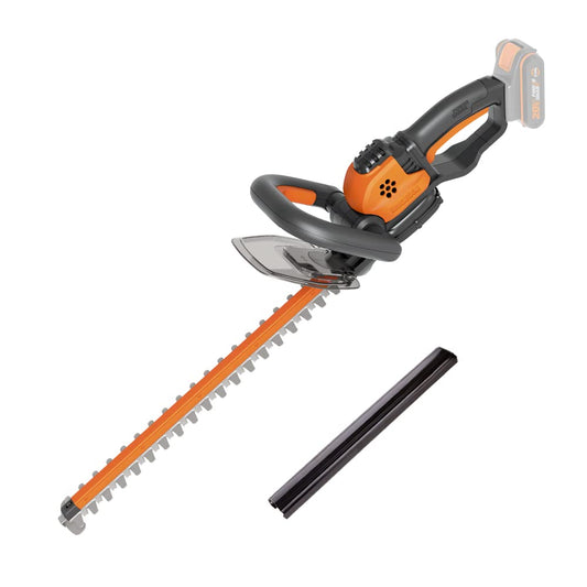 WORX WG261E.9 20V Cordless Hedge Trimmer, 45cm Dual-Action Blades, Tool Only – Battery and Charger Not Included 45cm blade - tool only