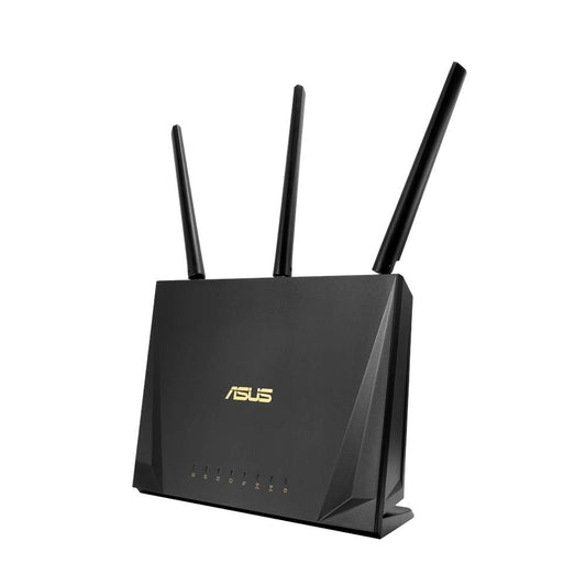 ASUS RT-AC85P Work From Home Router (WiFi 5 AC2400 MU-MIMO, 4x Gigabit LAN, App, USB 3.1, IPv6, VPN, PPTP, OpenVPN), Black WIFI 5 AC2400