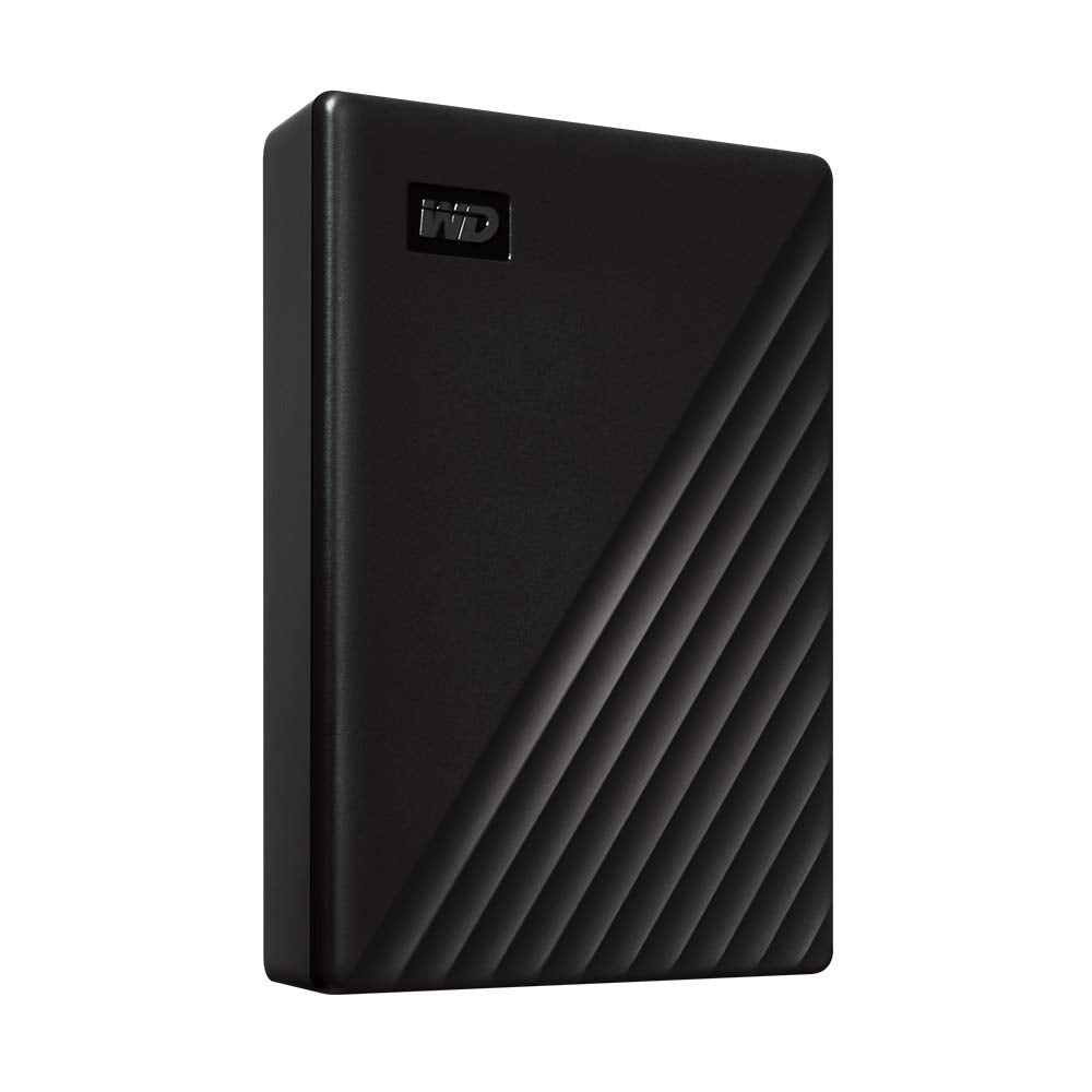 WD 5TB My Passport portable external storage, external hard drive, USB 3.0, portable HDD with software for device management, backup and password protection, works with PC, Xbox &Playstation, Black