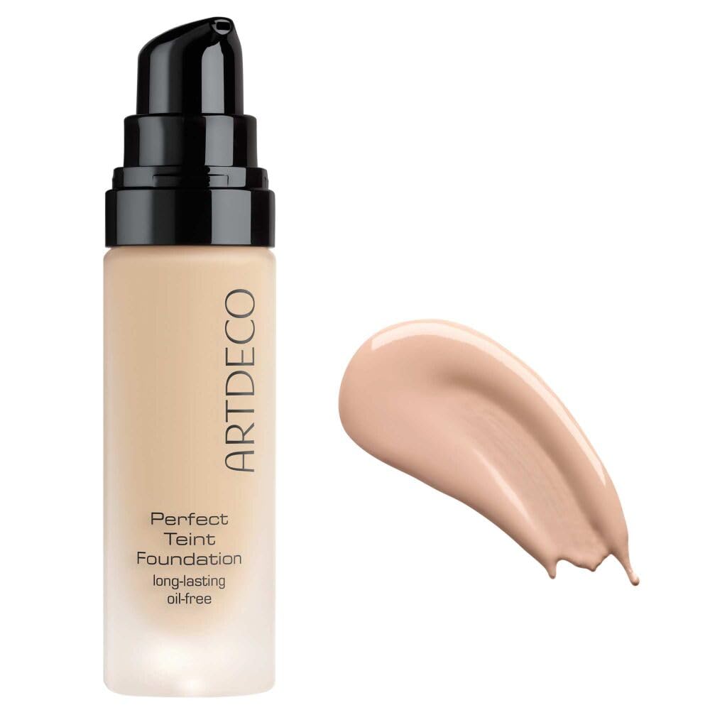 ARTDECO Perfect Teint Foundation - Long-Lasting Liquid Foundation without Oil and No Mask Effect - 1 x 20 ml 12 - Soft Vanilla