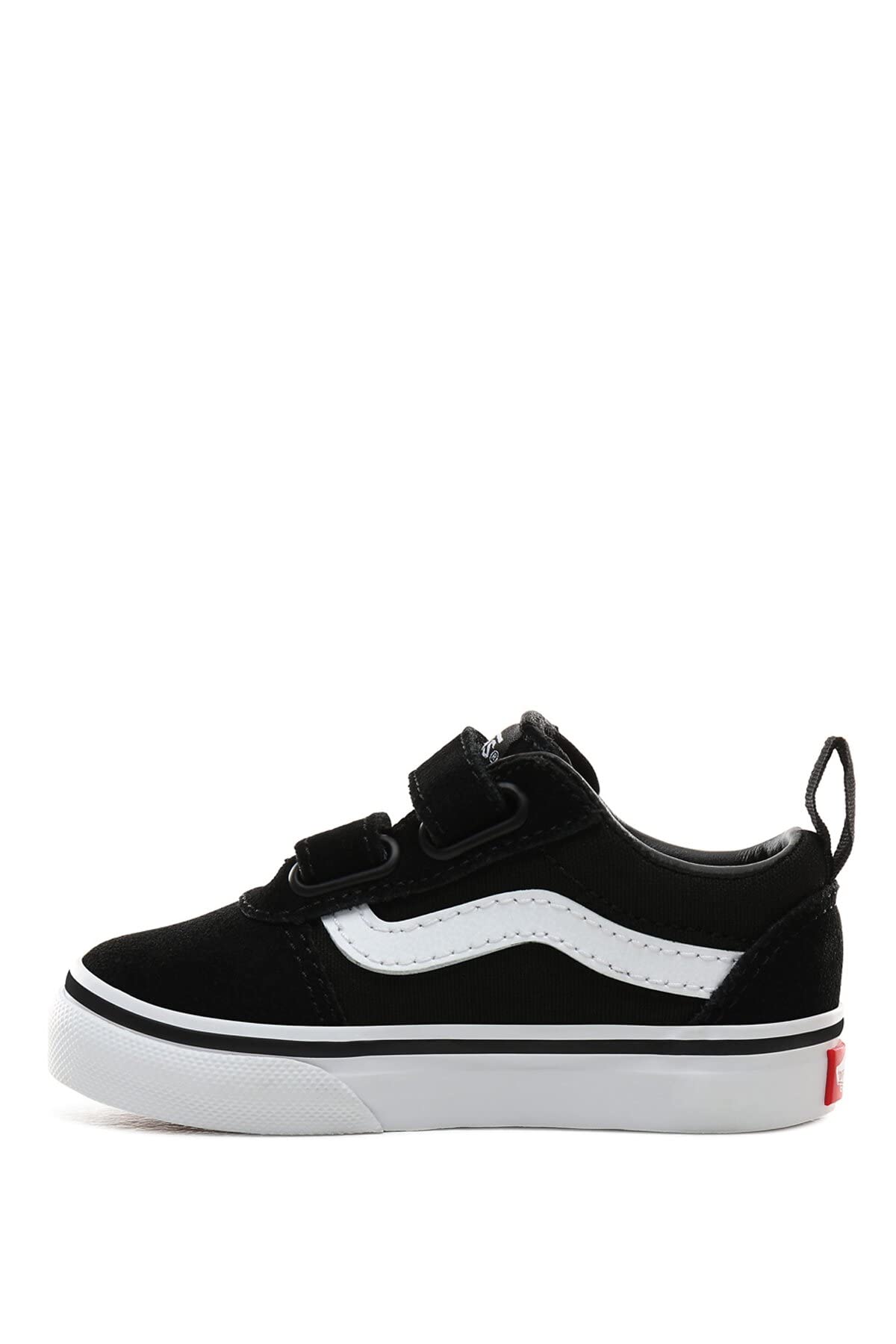 Vans Unisex Kid's Ward V Sneaker 6.5 UK Child Suede Canvas Black White