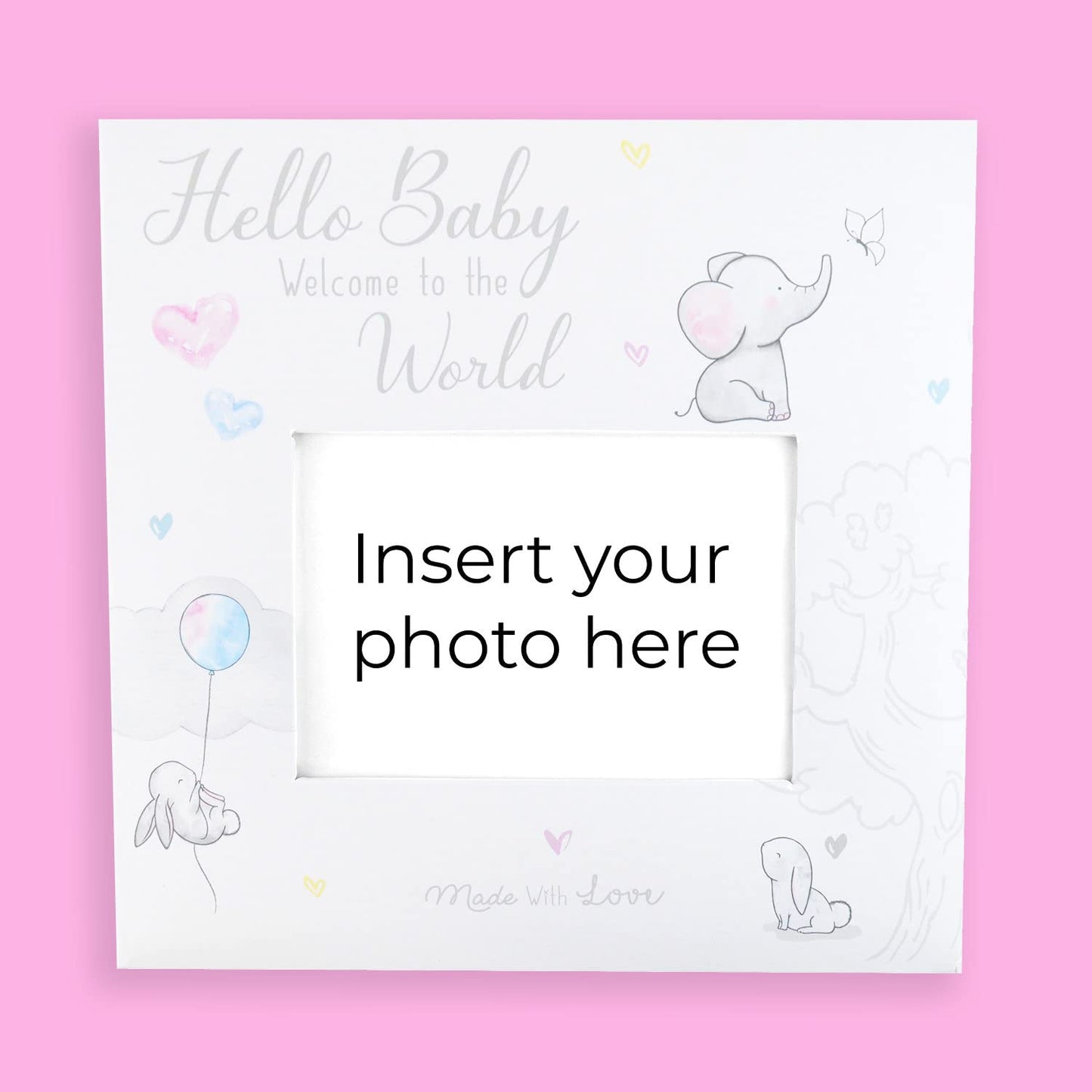 Baby First Photo Album 4x6'' 252 Photos memo White Unisex Birthday Christening