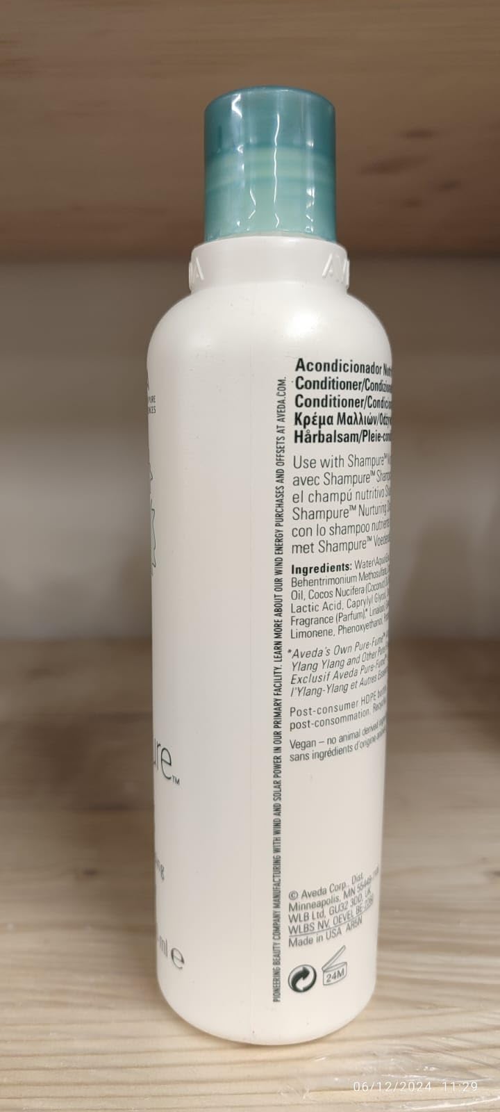 aveda Shampure Nurturing Conditioner 250 ml (Pack of 1)