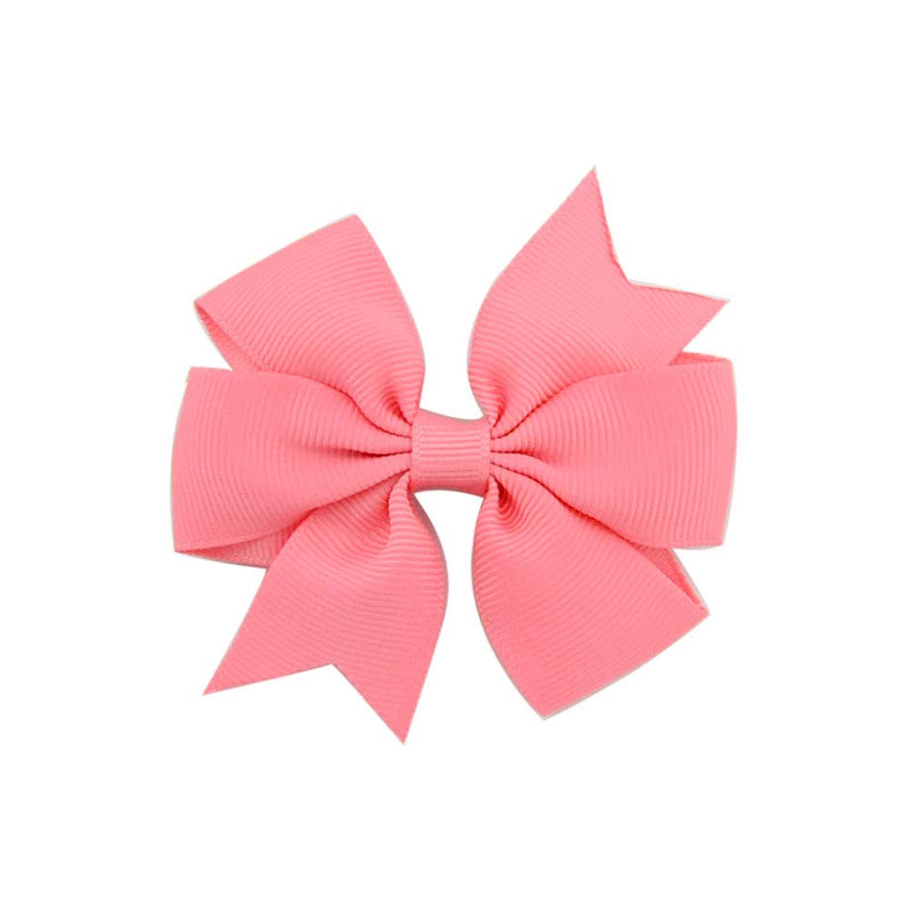 40 Pcs 3Inches Baby Girls Hair Clips Soft Grosgrain Ribbon Bows Alligator Hair Barrettes for Teens Kids Toddler 20 Colors