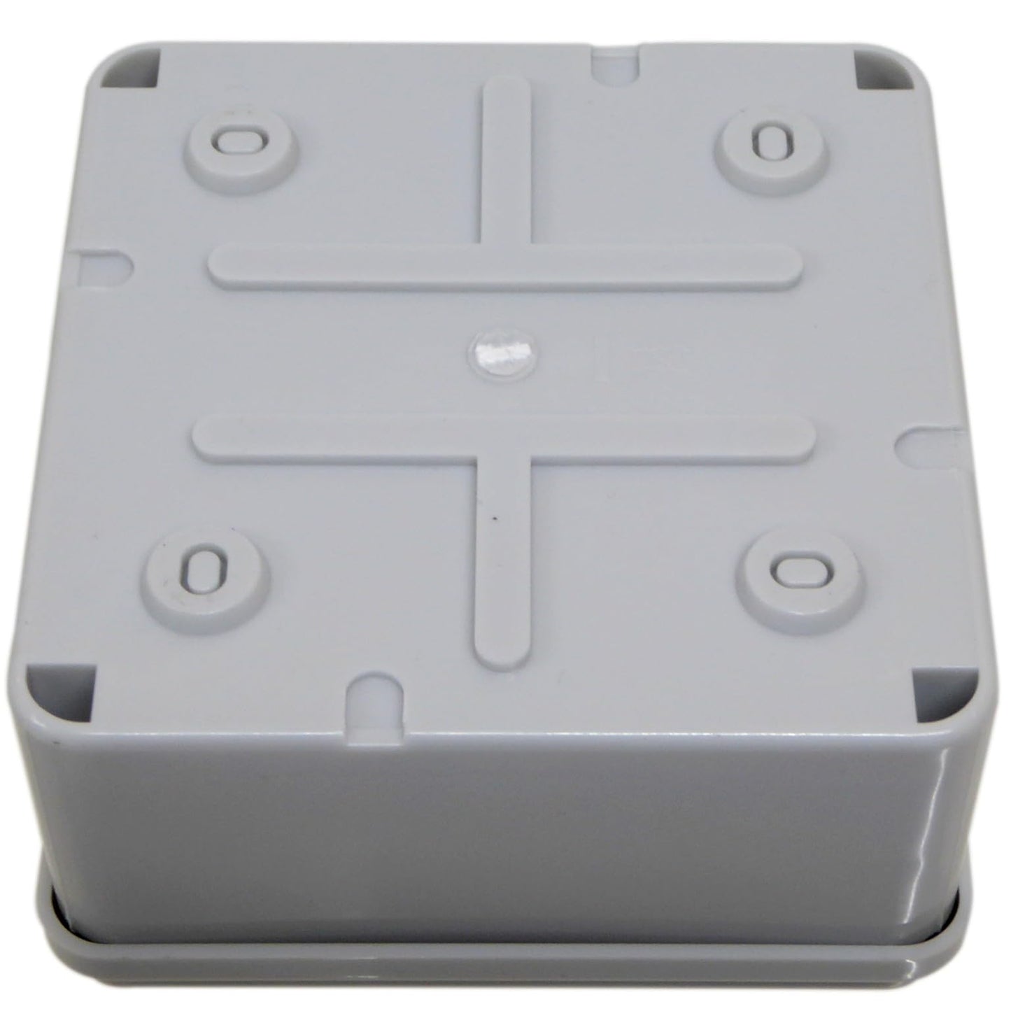 1pk 100mm Square Electrical Junction Box IP56 Waterproof Indoor/Outdoor