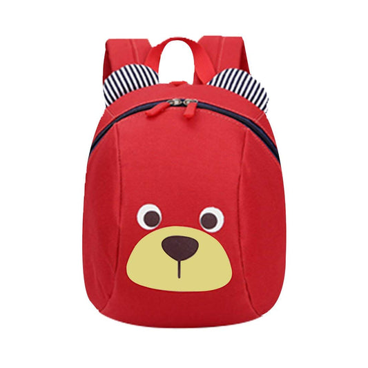 Voarge Toddler Backpack, Anti Lost Bag, Cute Bear Animal Child Backpack, Cartoon Harness Backpack, Leash Safety Anti-Lost Backpack, for Baby Boys Girls 1-3 Years, red, One Size