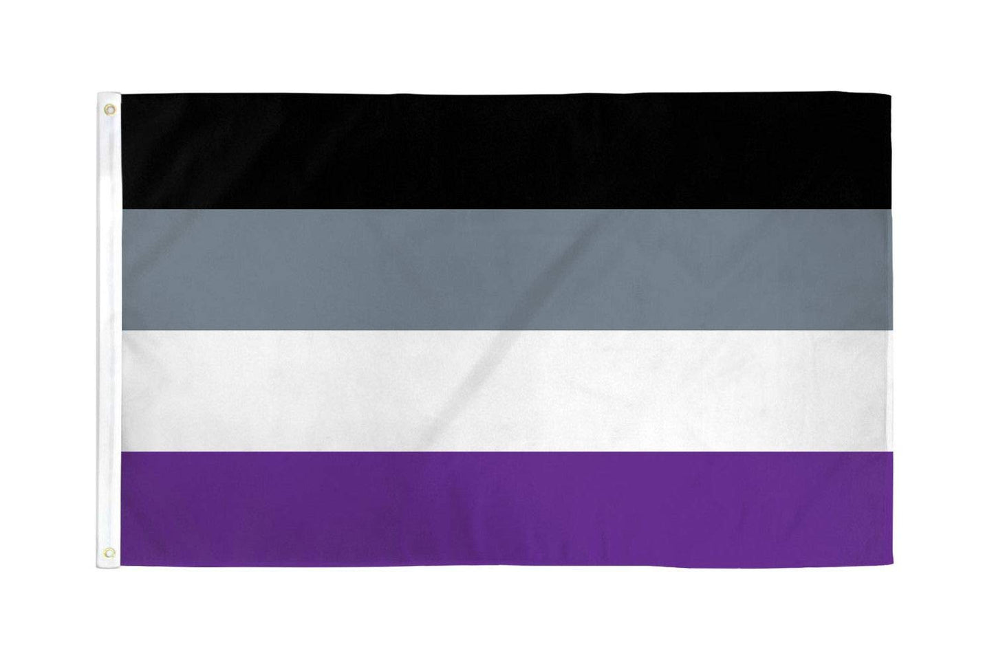 AZ FLAG - Asexual Rainbow Flag - 2x3 Ft - 100D Polyester Asexual Movement Banner with Two Metal Grommets - Fade Resistant - Vivid Colors - 2' x 3' Feet - 90x60 Cm