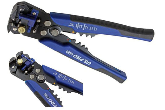 US Pro 3 in 1 Automatic Wire Strippers & Crimper Pliers, Self Adjusting 0.2-6mm