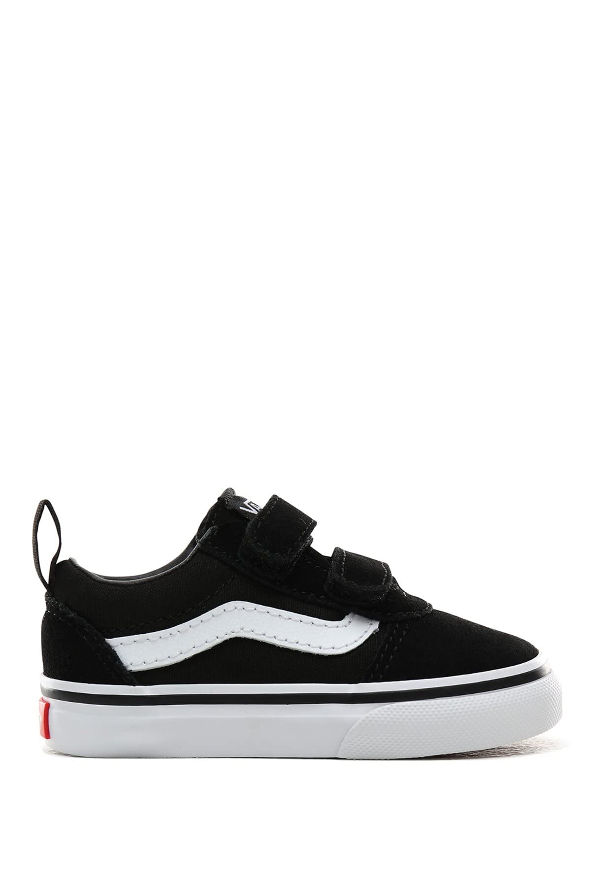 Vans Unisex Kid's Ward V Sneaker 6.5 UK Child Suede Canvas Black White