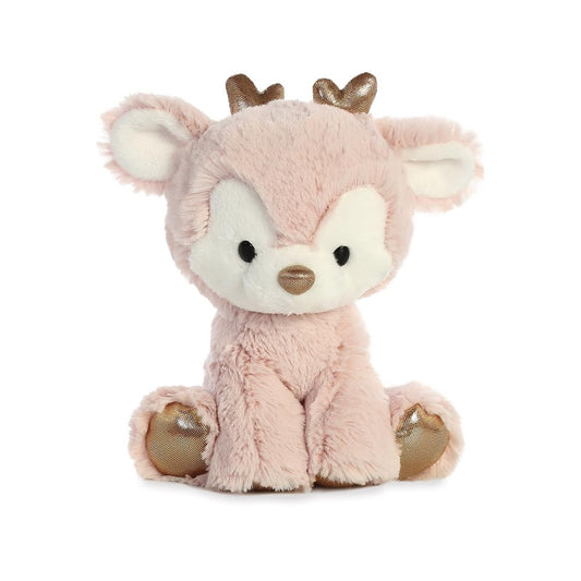 Aurora, 99068, Glitzy Tots Reindeer, 8In, Soft Toy, Pink, Medium