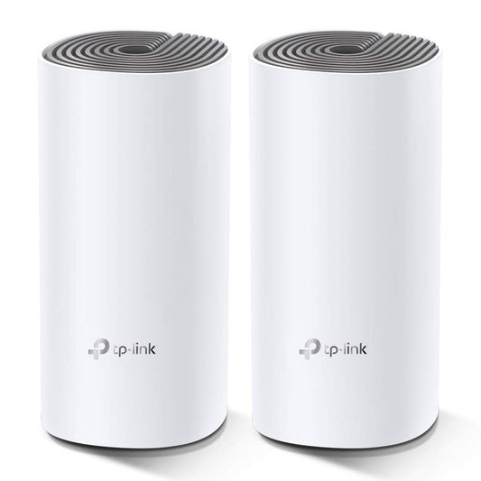 TP-Link Deco E4 Whole Home Mesh Wi-Fi System, Seamless and Speedy (AC1200) for Medium Home, Work with Amazon Echo/Alexa, Router and Wi-Fi Booster Replacement, Parent Control, Pack of 2