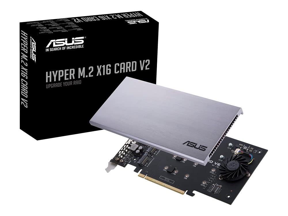 ASUS Hyper M.2 x16 Card v2 4 x M.2 Socket 3