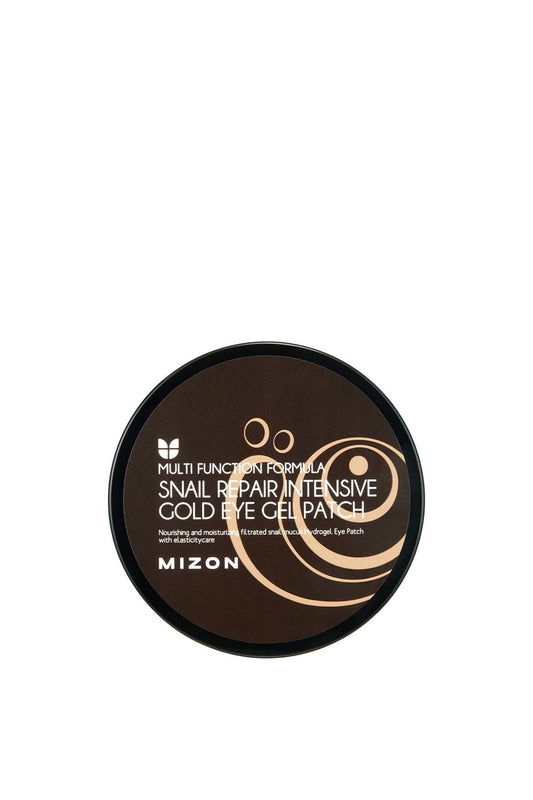 [MIZON] SNAIL REPAIR GOLD EYE GEL PATCH (x60) Korean skincare – Gold Eye Patches – Dark Circle & Anti-Aging Care – Snail Mucin Extract – Nourishes & Brightens the Eye Contour “