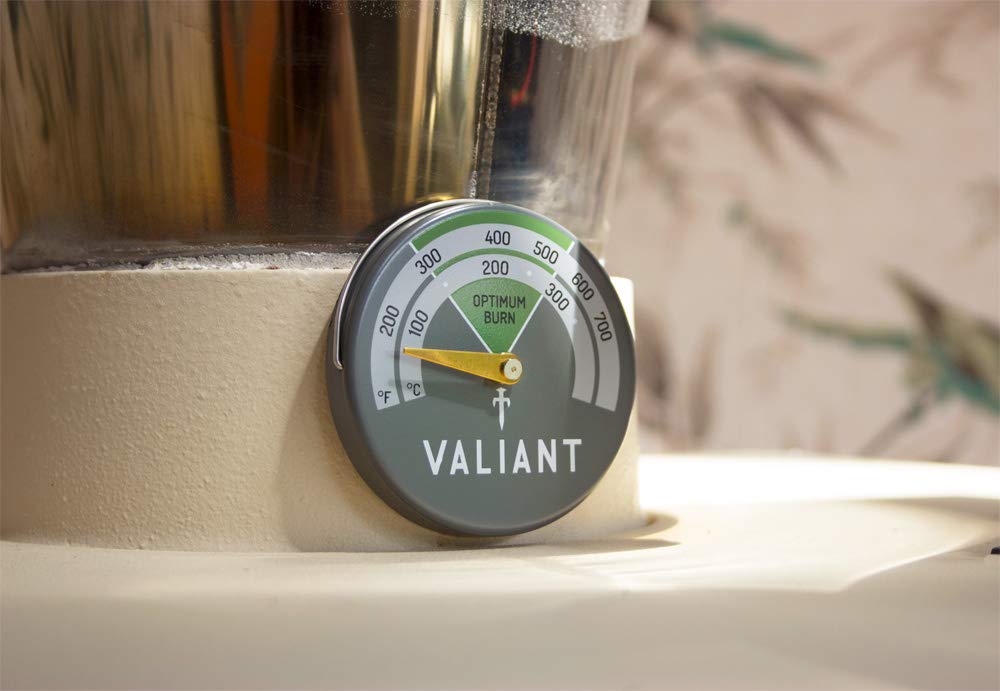 Valiant Premium IV stove fans and magnetic thermometer Black Premium IV Stove Fan