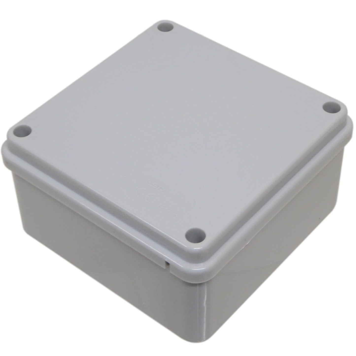 1pk 100mm Square Electrical Junction Box IP56 Waterproof Indoor/Outdoor