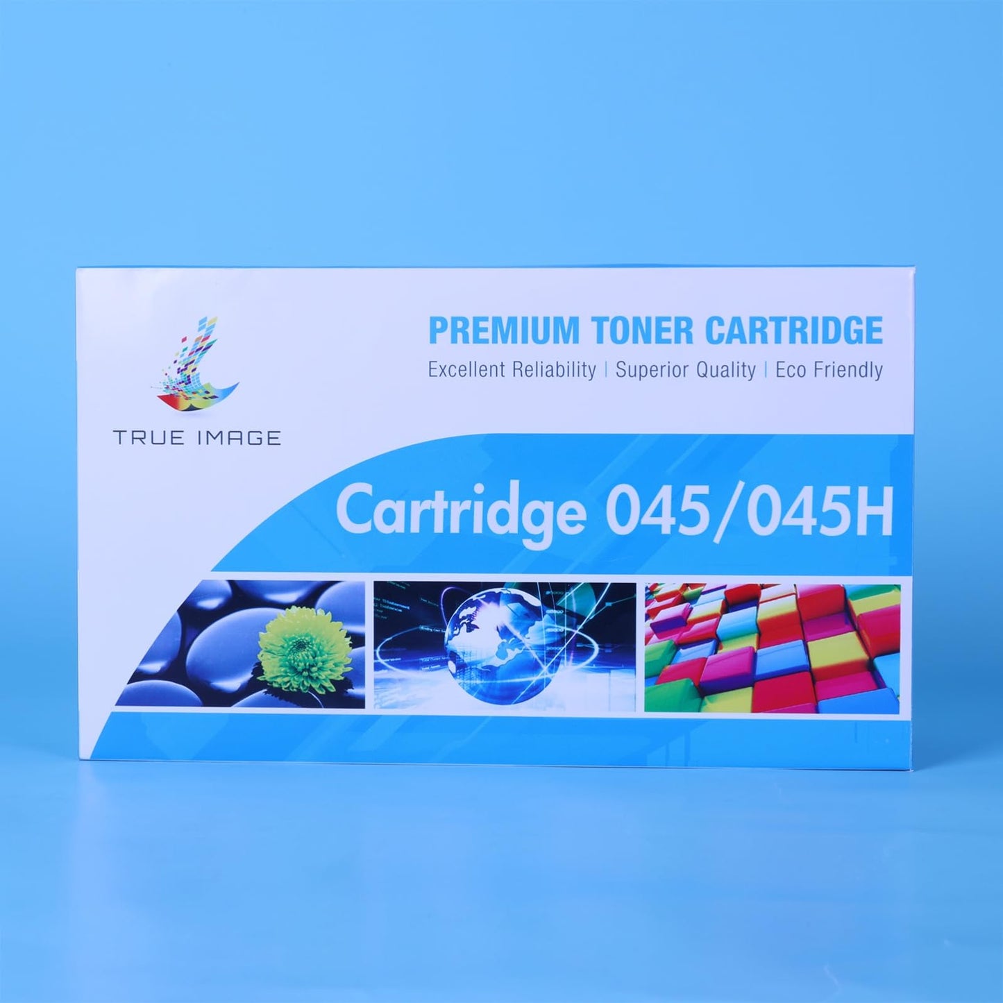 TRUE IMAGE Komp Toner Cartridge Compatible with Canon 045H 045 MF633cdw MF635cx MF634cdw LBP612cdw LBP613cdw MF631cn MF632cdw MF636cdwt Multicolored