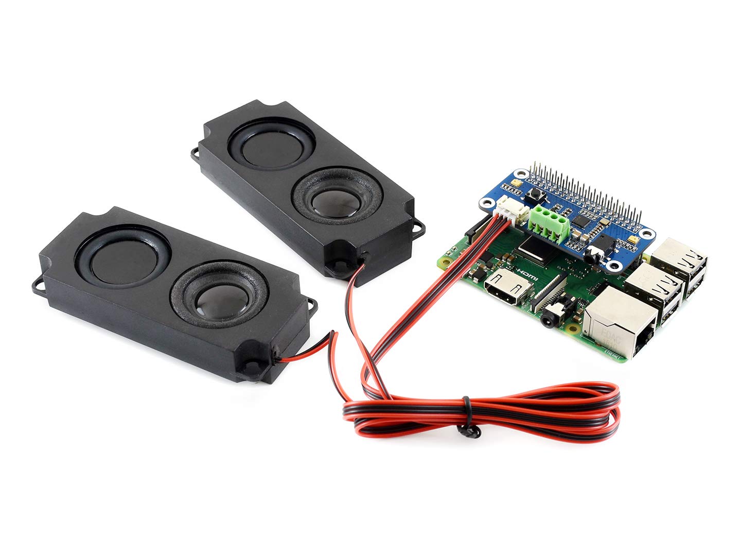 Waveshare WM8960 Audio Hi-Fi Sound Card HAT for Raspberry Pi Stereo CODEC Play Record I2S Interface