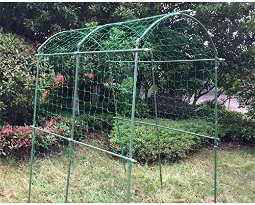 Zivisk Pack of 2 Pea Netting, Climbing Plant Supports Garden Trellis Netting, Heavy Duty Mesh for Bean, Sweet Peas, Cucumber, Tomato, Vegetables, Fruit, Vine - 0.9 x 1.8m