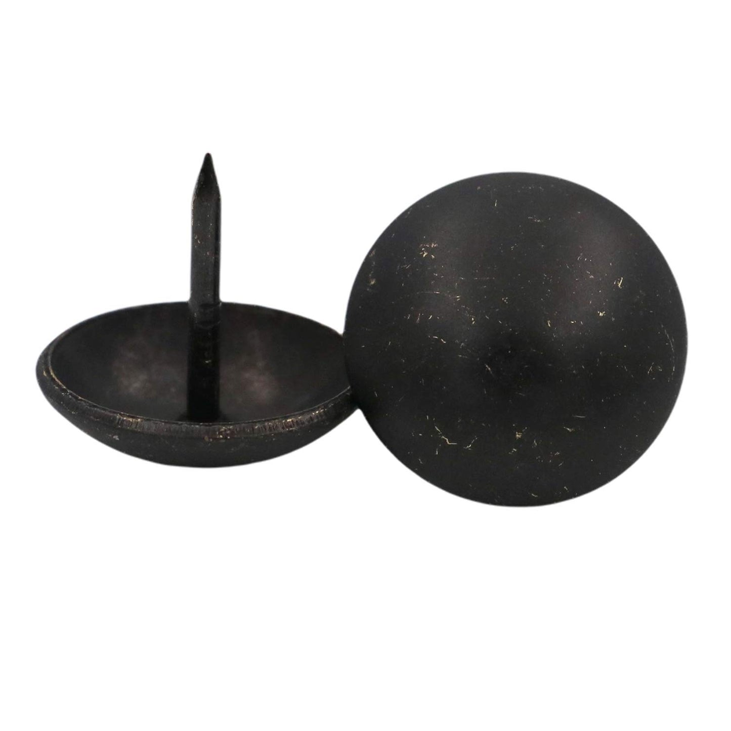 Wuuycoky Round Large-headed Nail 19mm Diameter Head Color Black 40