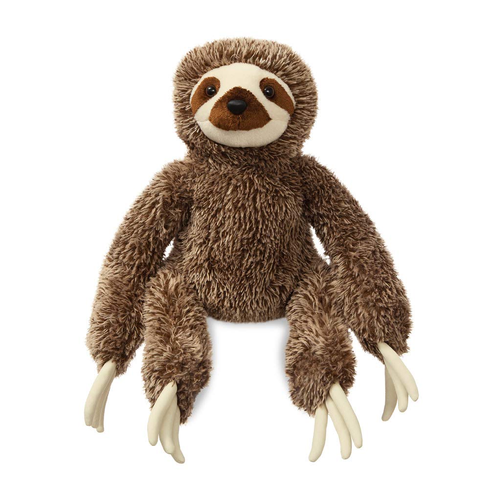 Aurora, 80925, Destination Nation Sloth, 18In, Soft Toy, Brown and Cream