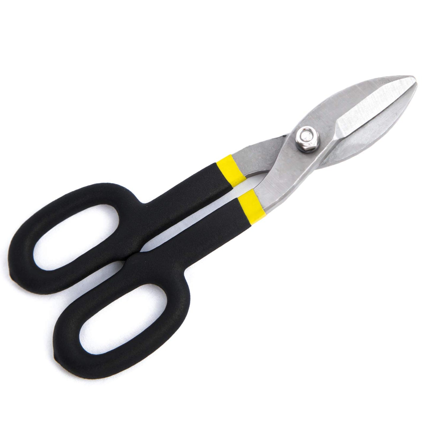 VLOCEMON Metal Sheet Cutters for Left and Right Hand, Straight Cut Tin Snip (8 inch) 8" Black