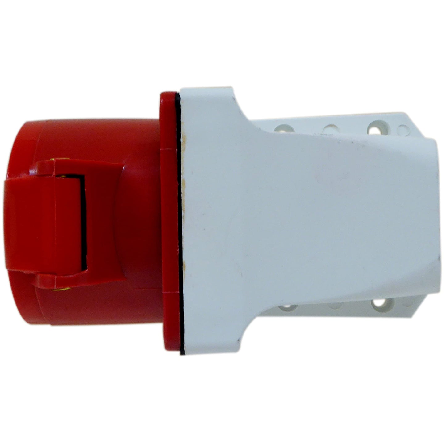 16A Plug and Wall Mount Socket 5 Pin 3 Phase 380-415v Indoor/Outdoor IP44 16 Amp 3P+N+E Red for Power Tools Machinery