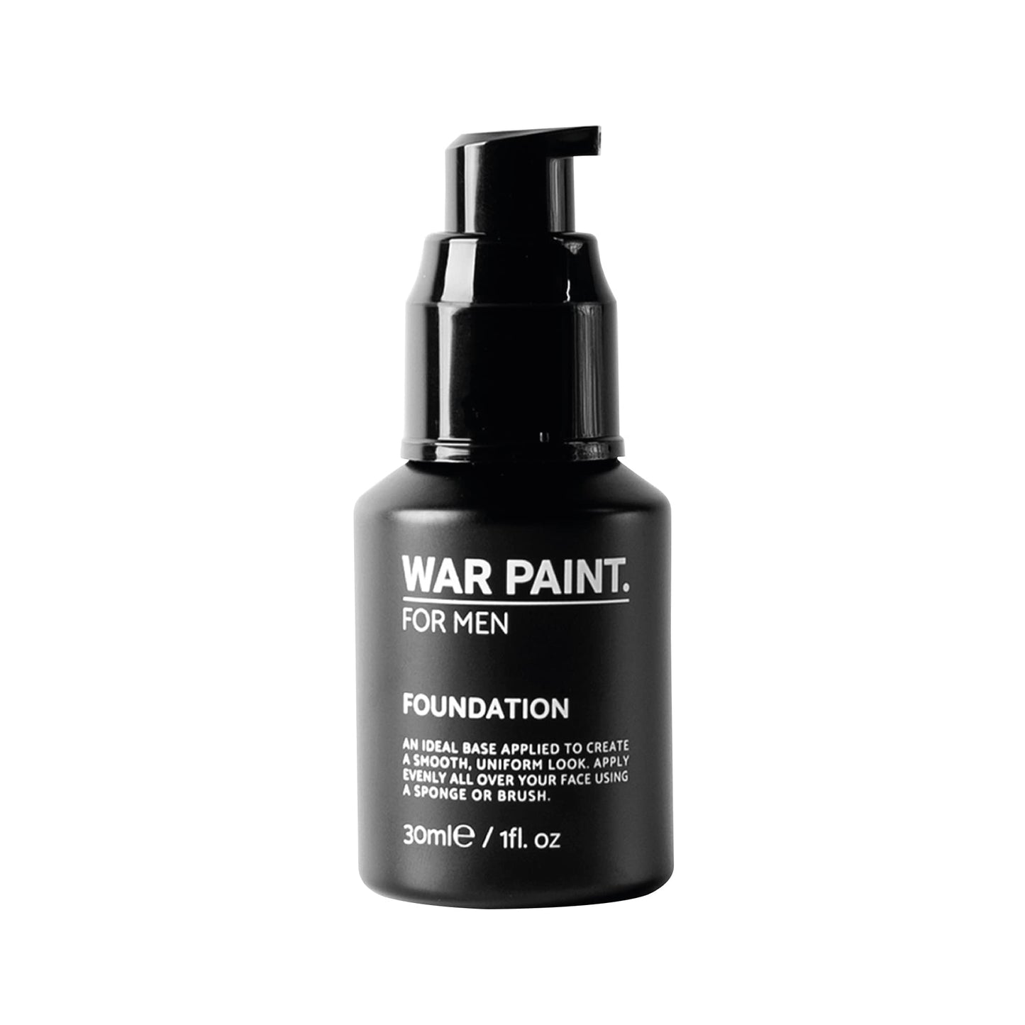 War Paint For Men Medium Coverage Foundation - Perfect for A Natural & Even Look - Vegan Friendly & Cruelty Free - Natural Looking Face Makeup For Men - Light Shade - 30ml