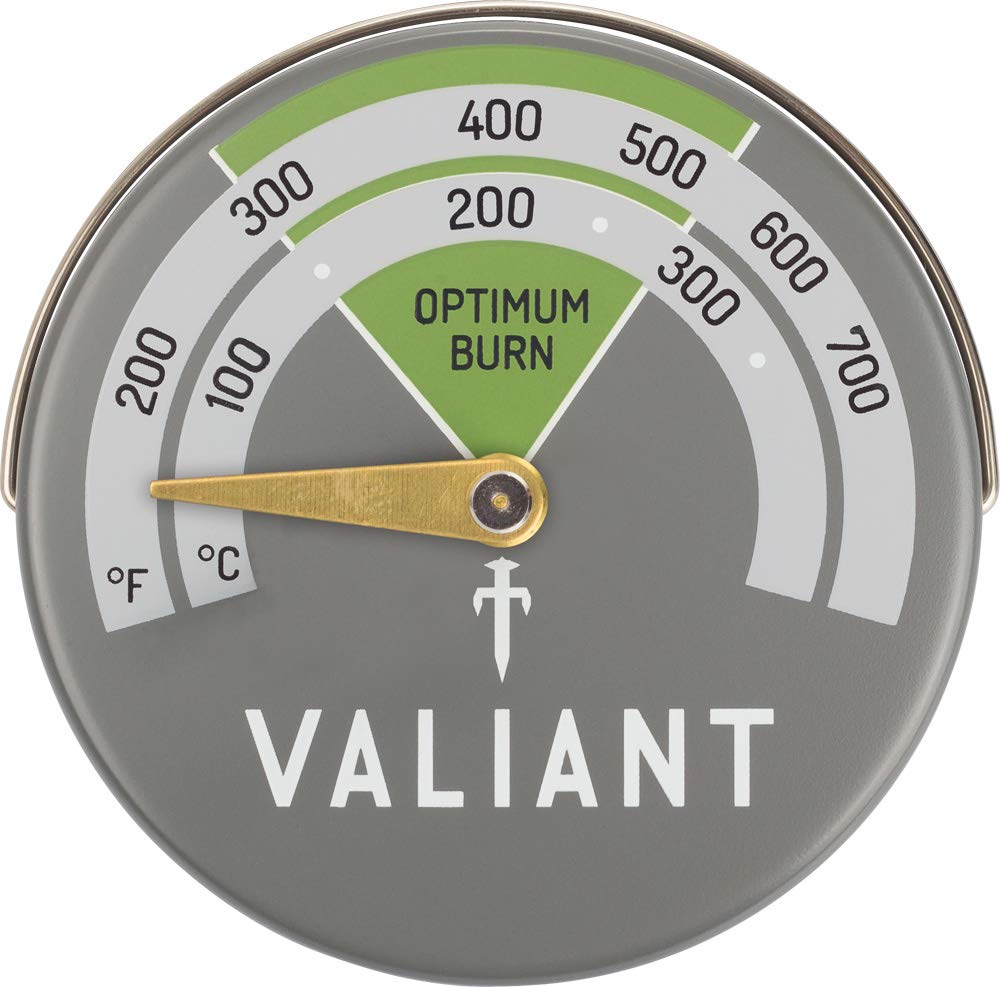 Valiant Premium IV stove fans and magnetic thermometer Black Premium IV Stove Fan