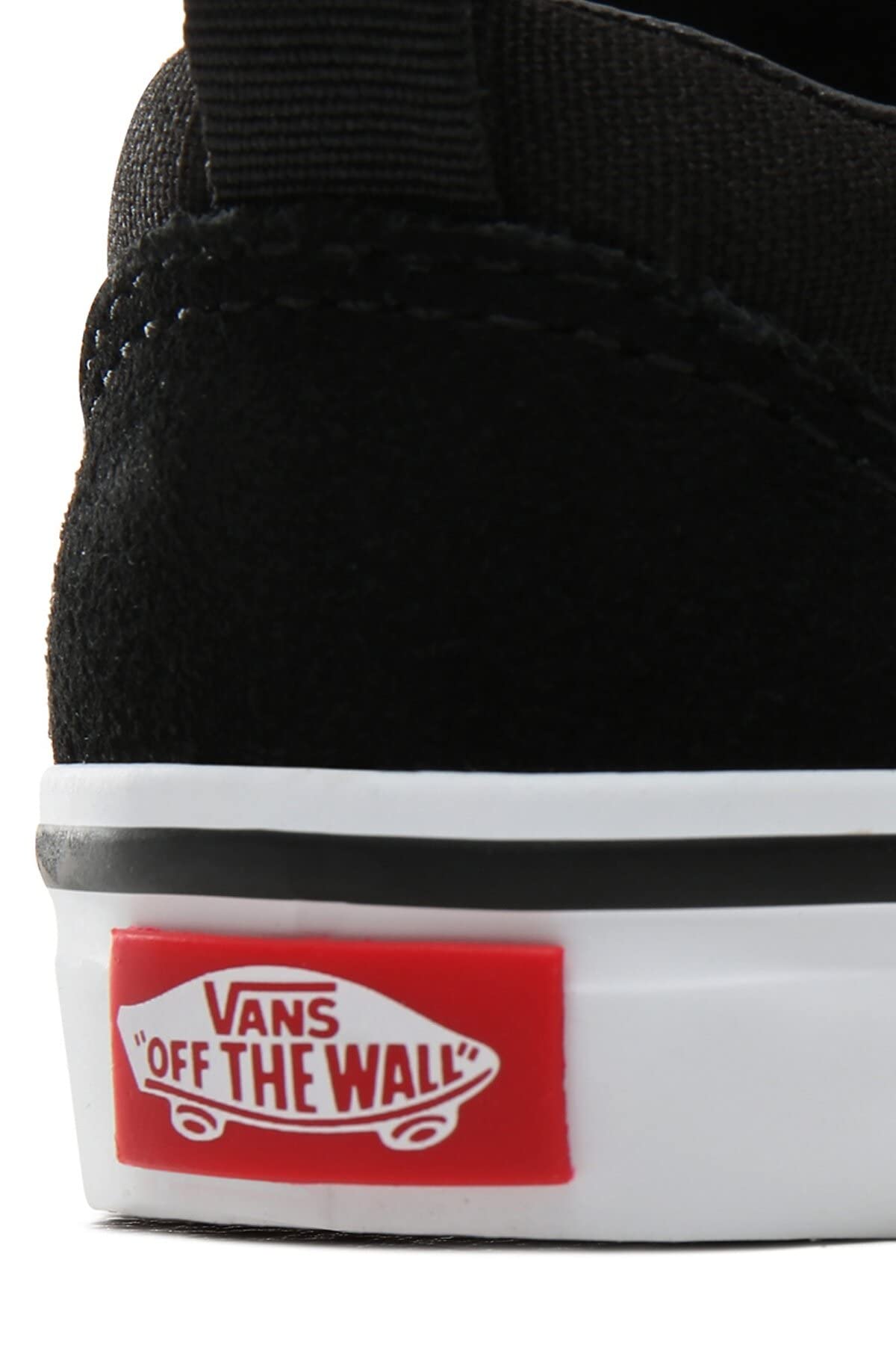 Vans Unisex Kid's Ward V Sneaker 6.5 UK Child Suede Canvas Black White