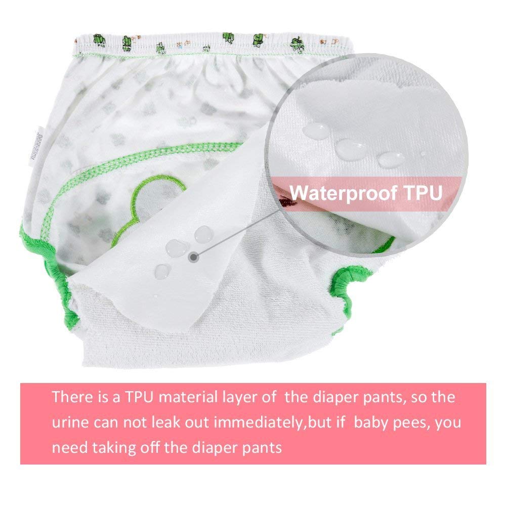 XM-Amigo Baby Girls Underwear Potty Training Pants Reusable 6 Pack, Size 1-3YEARS 12-24 Months Girl