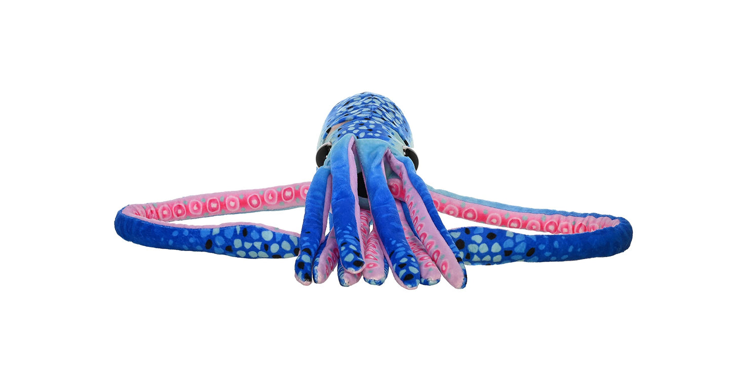 Wild Republic 23548 WR Print Squid Stuffed Animal, Plush Toy, Gifts for Kids