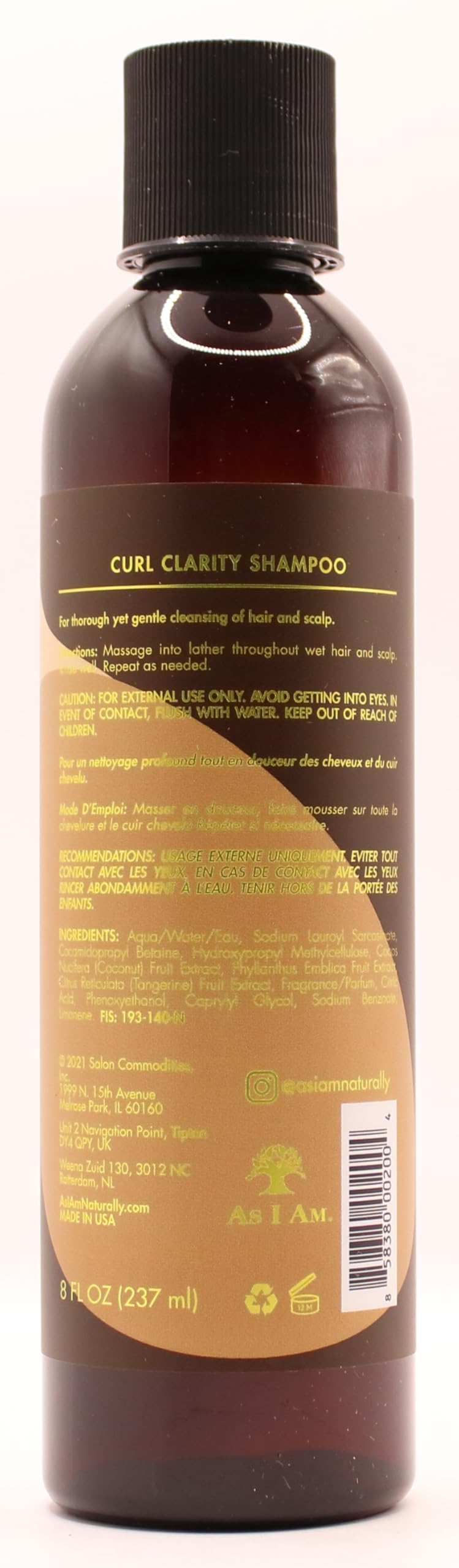 As I Am Naturally 3pcs Combo Deal (Curl Clarity Shampoo, Leave-In Conditioner, and Coconut CoWash)