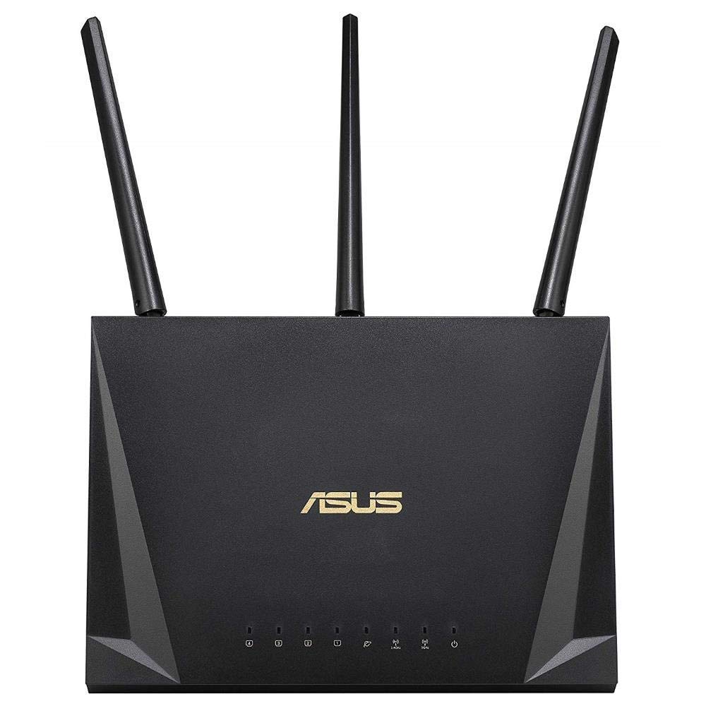 ASUS RT-AC85P Work From Home Router (WiFi 5 AC2400 MU-MIMO, 4x Gigabit LAN, App, USB 3.1, IPv6, VPN, PPTP, OpenVPN), Black WIFI 5 AC2400