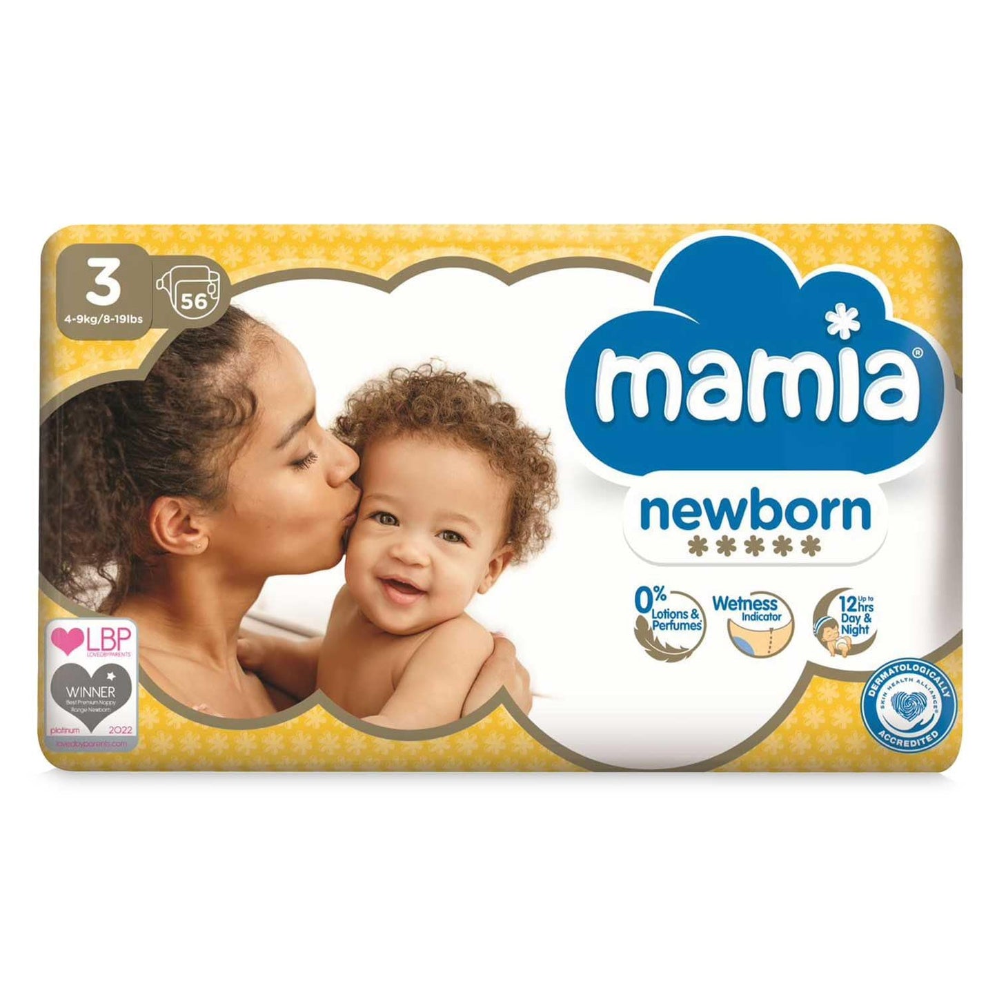 ALDI Mamia Ultra Dry Nappies Size 3 - Pack of 56 Size 3 (56 Count)