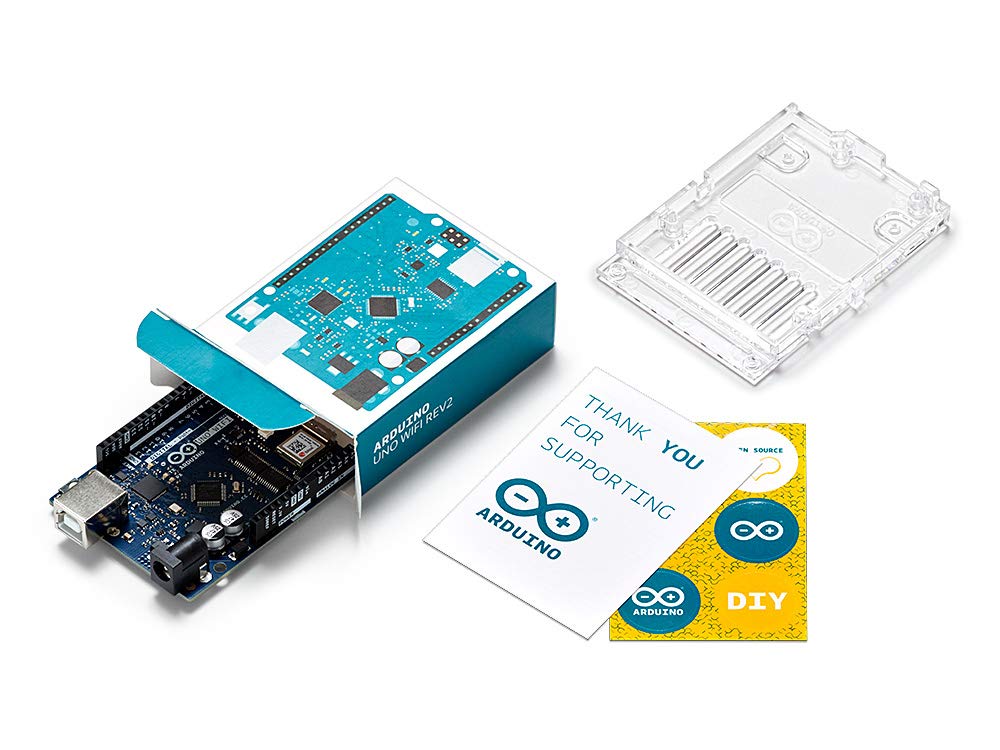 Arduino UNO WiFi Rev.2 [ABX00021] – ATmega4809, WiFi, Bluetooth LE, ECC608 Crypto Chip, IMU Sensor, Ideal for IoT, Sensor Networks & Wireless Communication