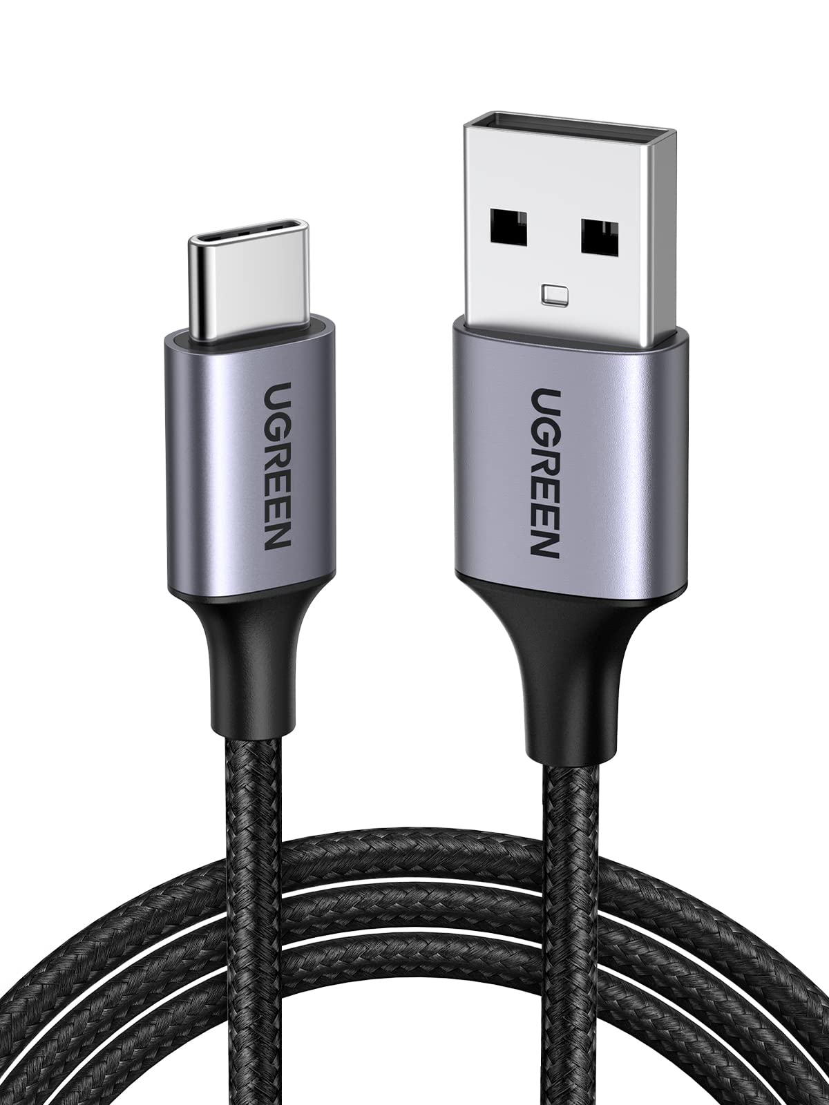 UGREEN USB A to USB C Cable 3A USB to USB C Charger Cable Fast Charge Compatible with iPhone 16/15 Pro Max, Galaxy S24 S23 Ultra, M13, Pixel 8, Redmi Note 11, iPad Pro 2022 (0.5M) 0.5 Metres