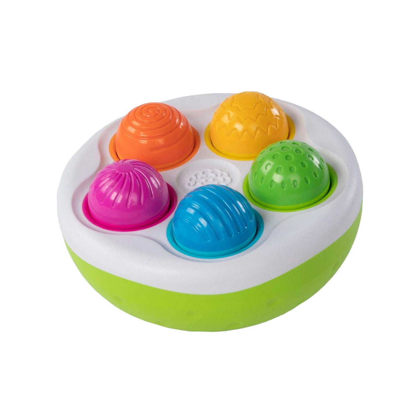 ﻿Fat Brain Toys F248 Fat Brain SpinnyPins, Kids Preschool, Spinning and Sorting Building Sets, Early Development Toy for Babies Aged 18 Months and Older, Multicoloured