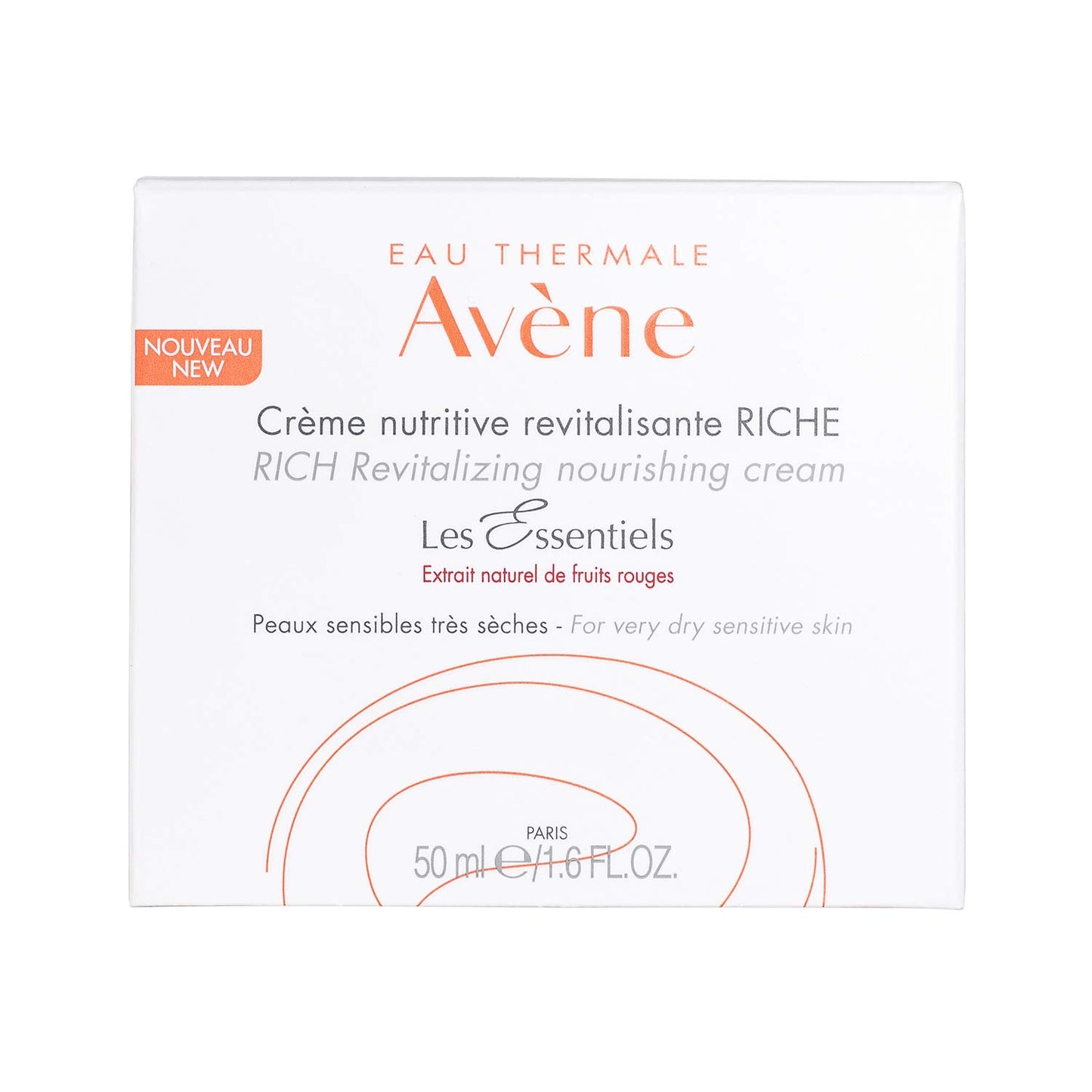 Avene Eau Thermale Rich Rev. Nourishing Cream 50ml Very Dry Sensitive Skin