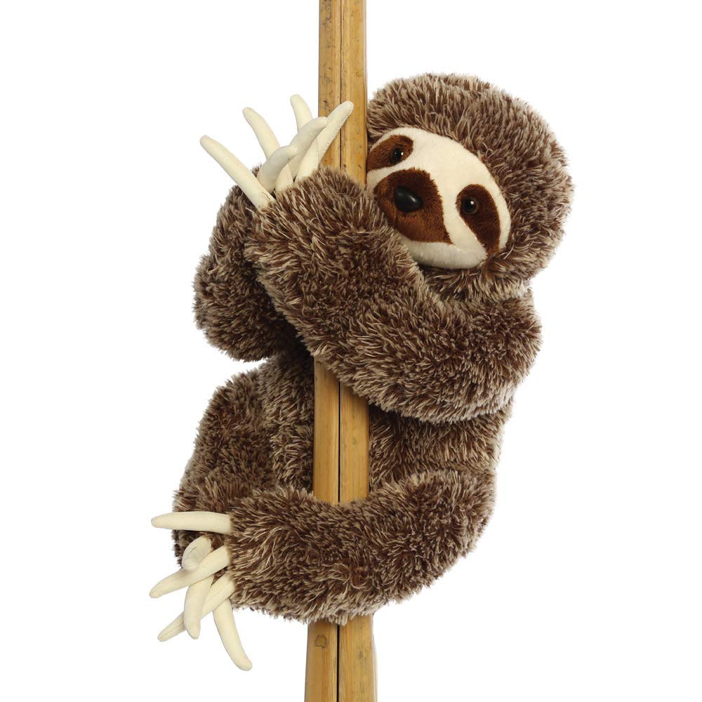 Aurora, 80925, Destination Nation Sloth, 18In, Soft Toy, Brown and Cream