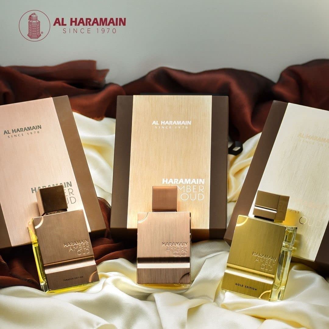 Al Haramain Amber Oud Tobacco Edition 60ml | Women's Eau de Parfume Spray | Oriental Fragrance | Luxury Arabian Unisex Perfume Vanilla